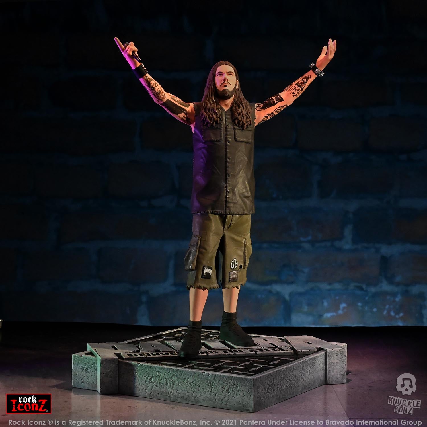 Pantera Philip Anselmo (Reinventing the Steel) KnuckleBonz Statue